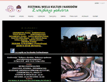 Tablet Screenshot of festiwalczeremcha.pl